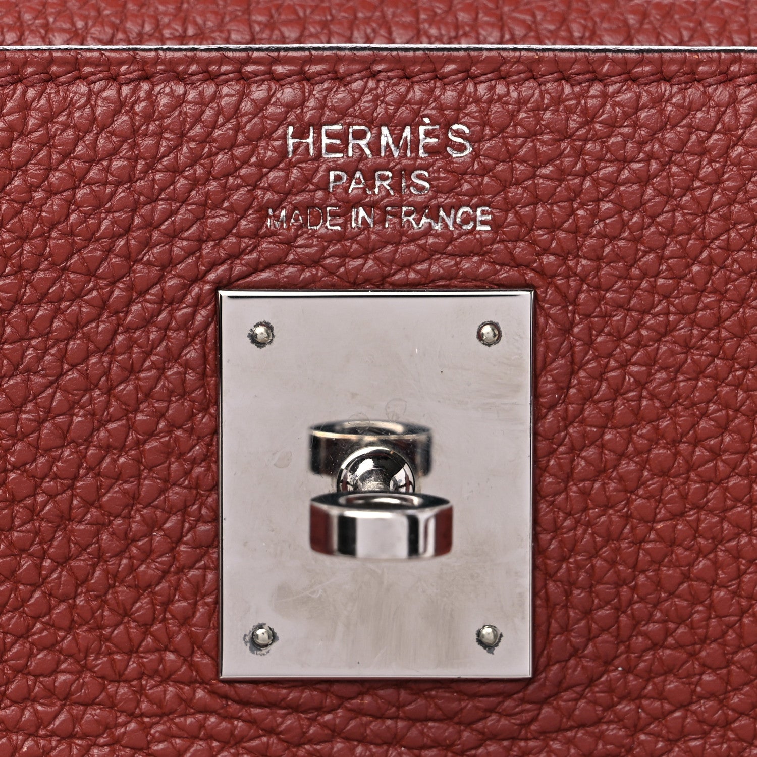 Hermes Togo Kelly Retourne 35 Brique 6 of 14