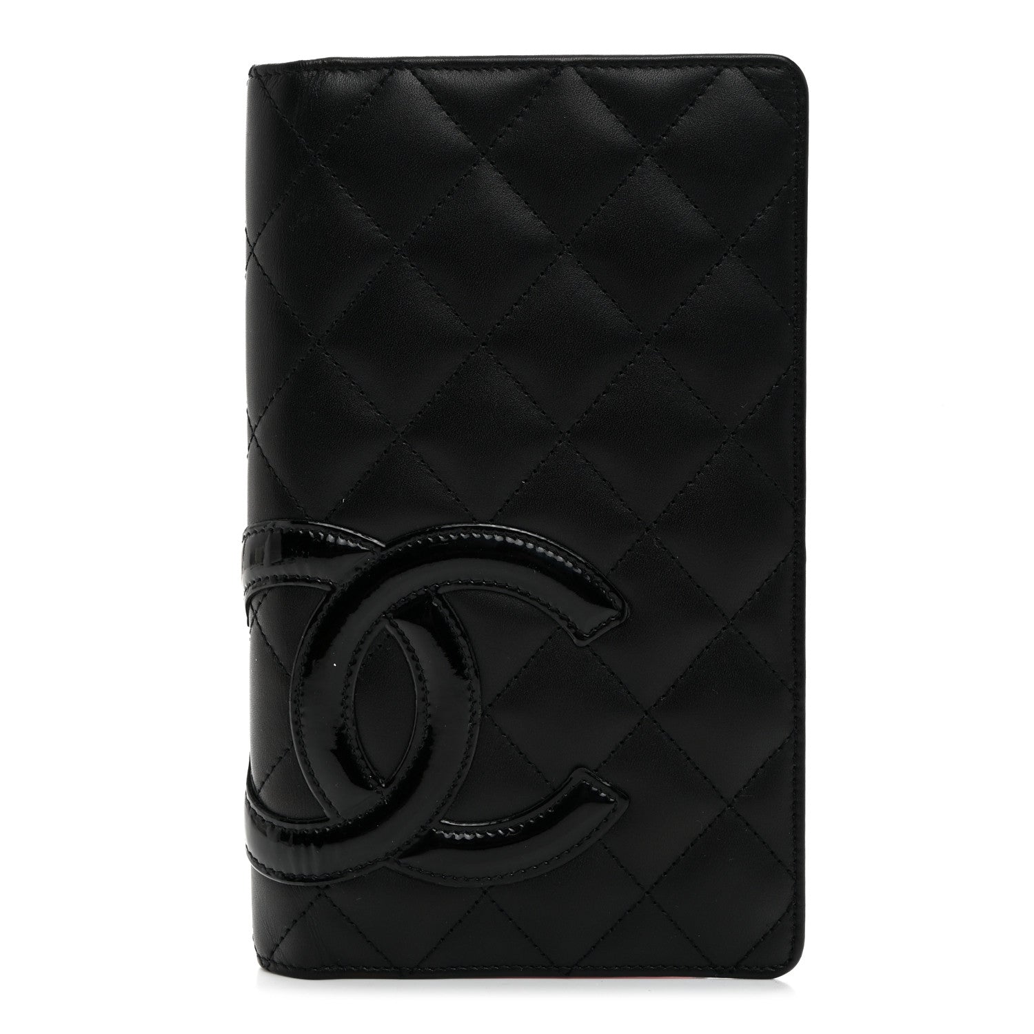Chanel Calfskin Quilted Cambon Yen Wallet Black 1 of 9
