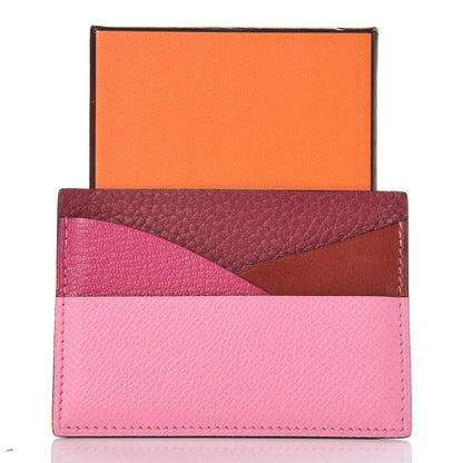 Hermes Chevre Mysore Epsom Landscape Petit H Card Case 7 of 7