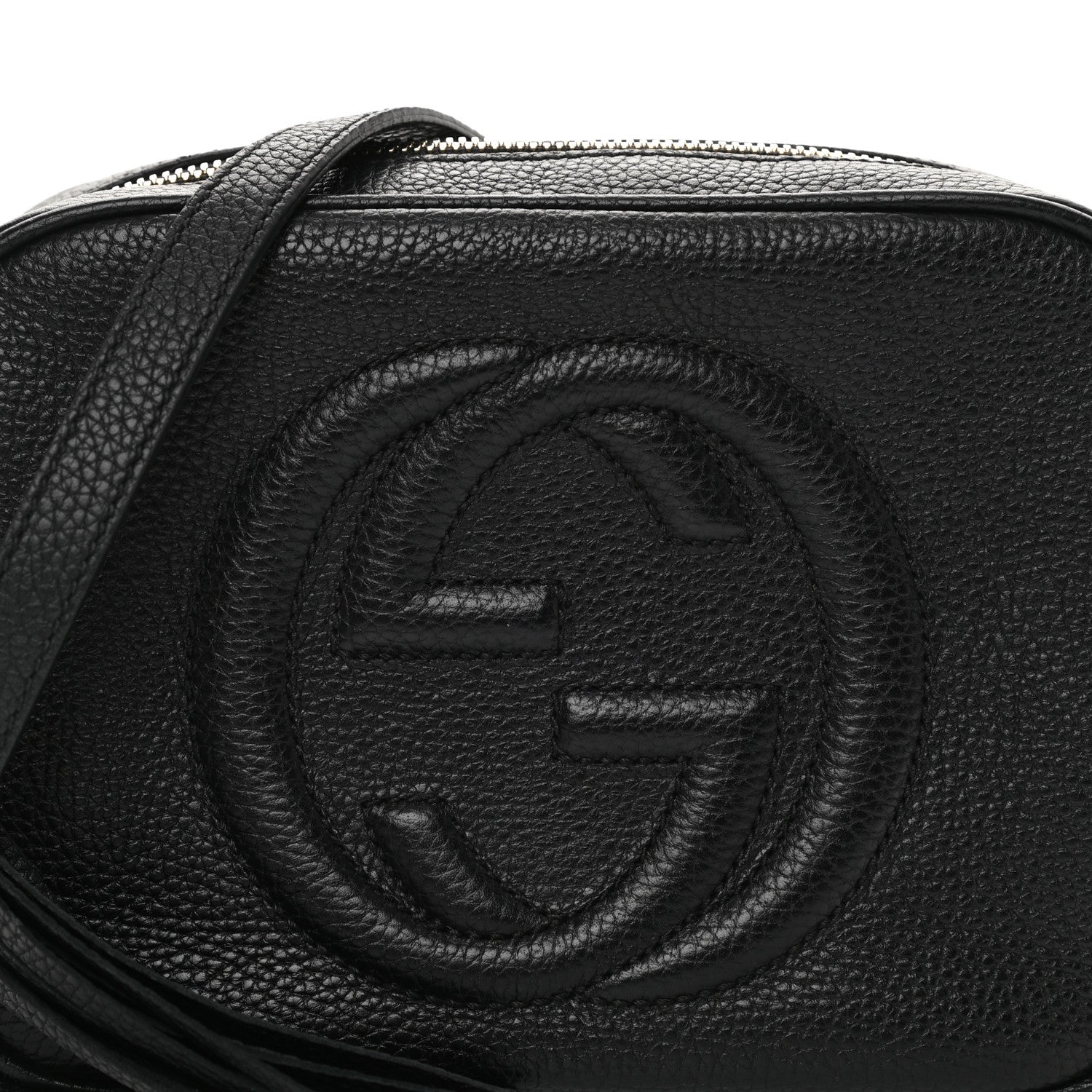 Gucci Pebbled Calfskin Small Soho Disco Bag Black 8 of 10