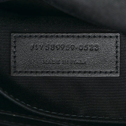 Saint Laurent Grain De Poudre Monogram Belt Bag Black 7 of 11