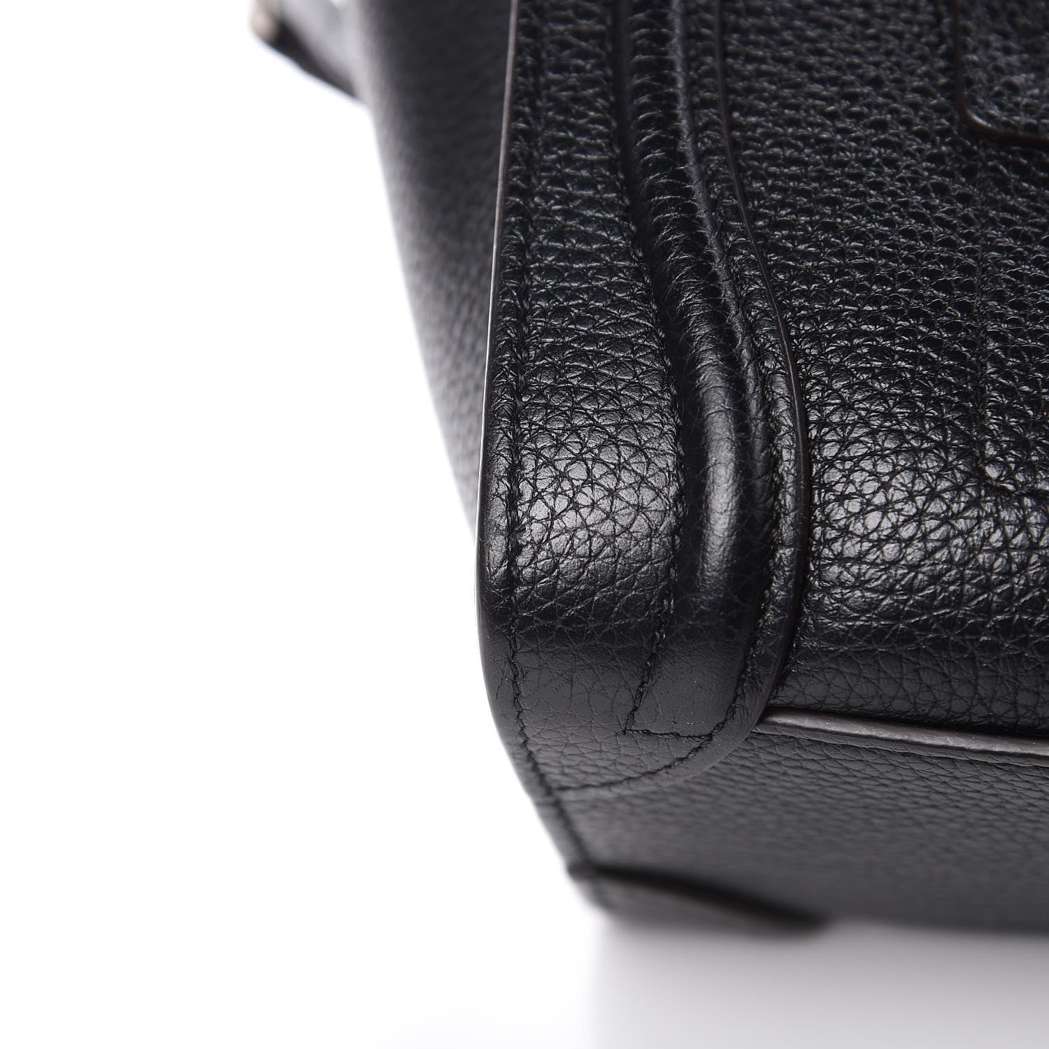 Celine Drummed Calfskin Nano Luggage Black 11 of 11