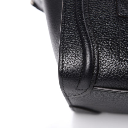 Celine Drummed Calfskin Nano Luggage Black 11 of 11
