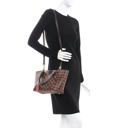 Louis Vuitton Damier Ebene Caissa Tote PM Cherry 2 of 14