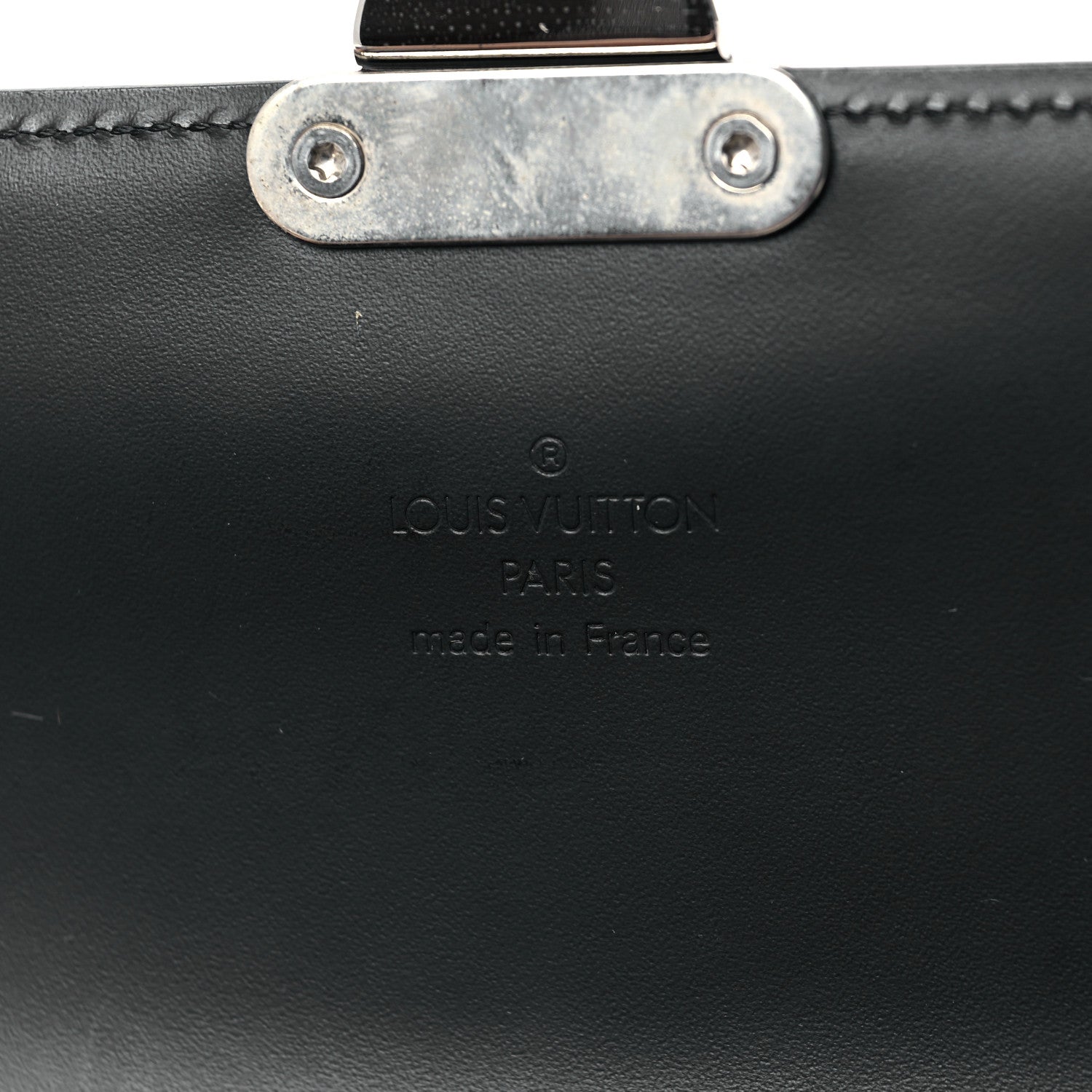 Louis Vuitton Monogram Glace Anouchka Pochette MM Black 7 of 11