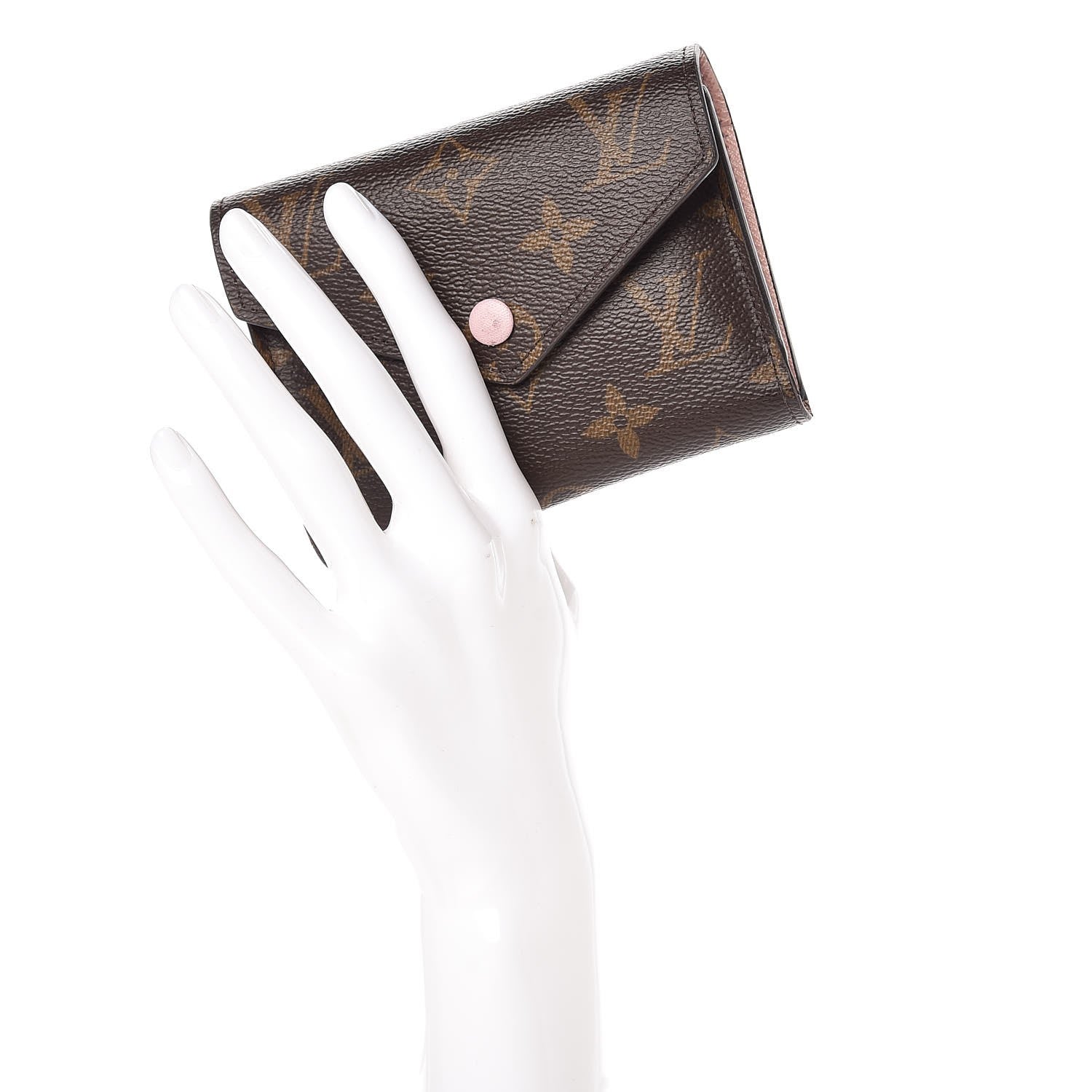 Louis Vuitton Monogram Victorine Wallet Rose Ballerine 2 of 11