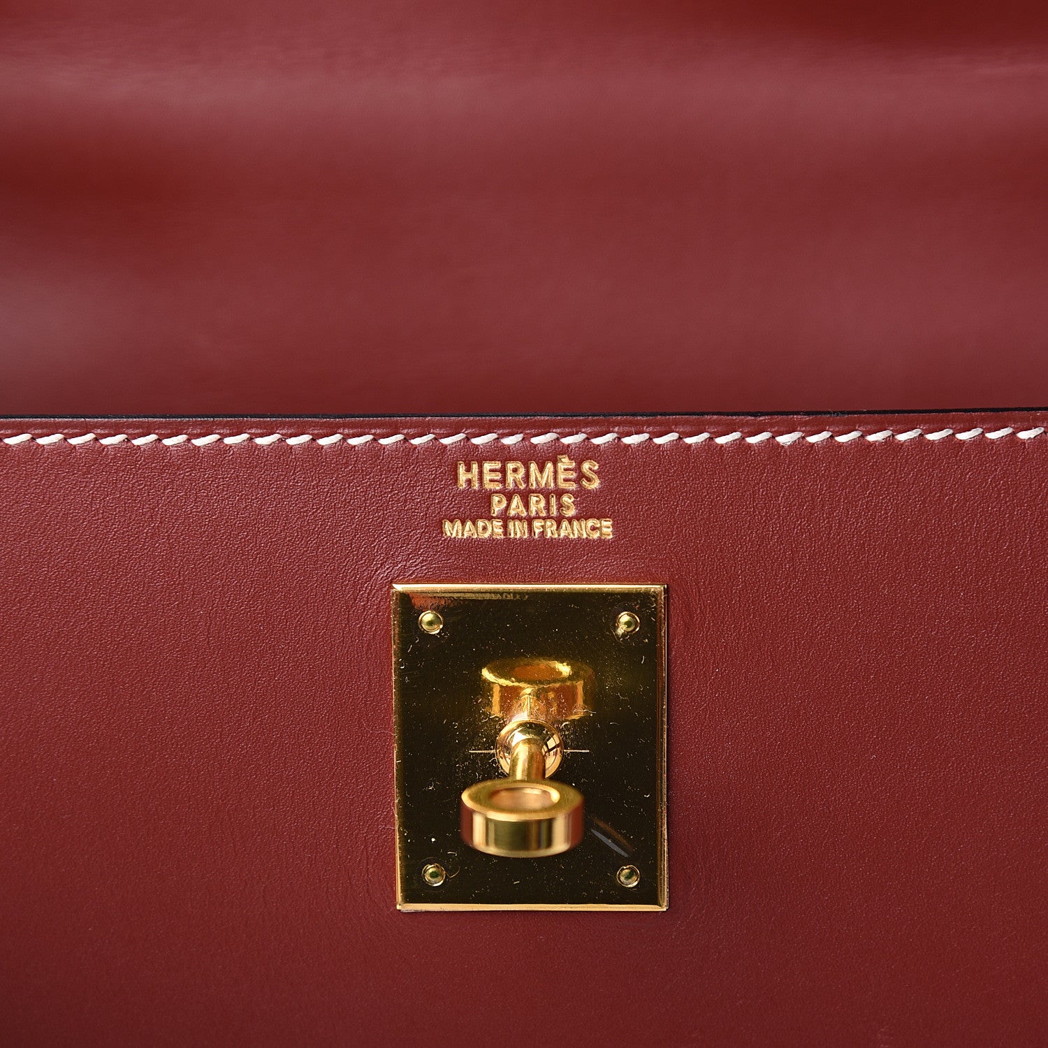 Hermes Chamonix Kelly Sellier 32 Rouge H 5 of 11