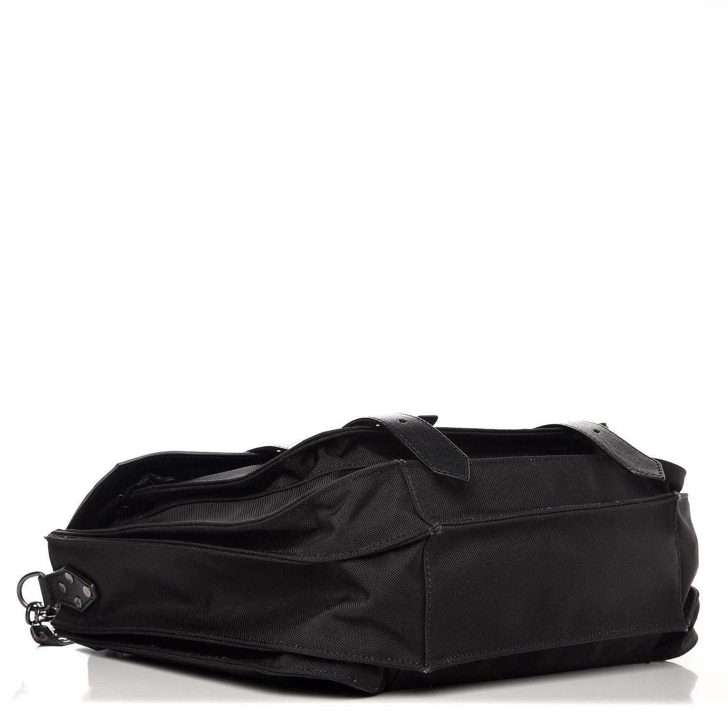 Proenza Schouler Lambskin Nylon Extra Large PS1 Satchel Black 5 of 17