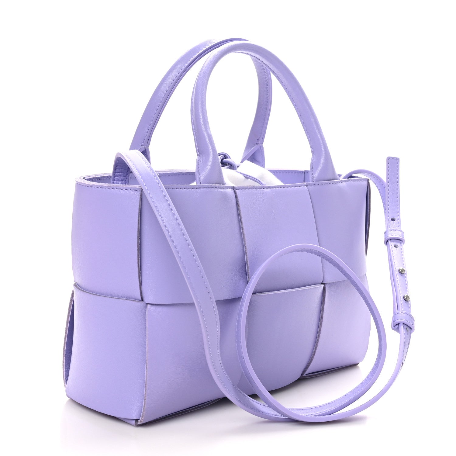 Bottega Veneta Nappa Maxi Intrecciato Mini Arco Tote Wisteria 4 of 18