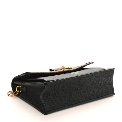 Louis Vuitton Damier Ebene Vavin Chain Wallet Black 4 of 9