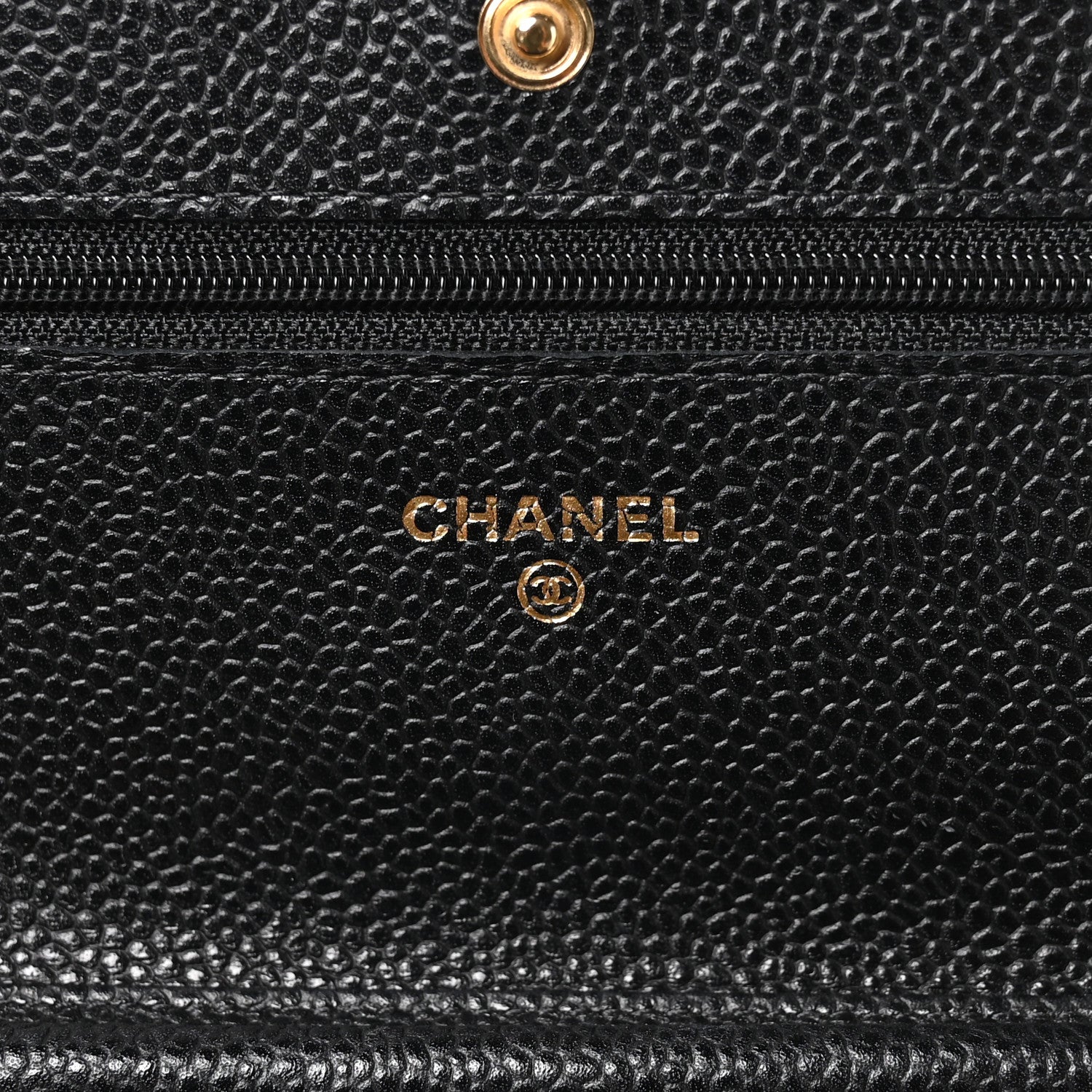 Chanel Caviar Quilted Wallet on Chain WOC Black 5 of 10