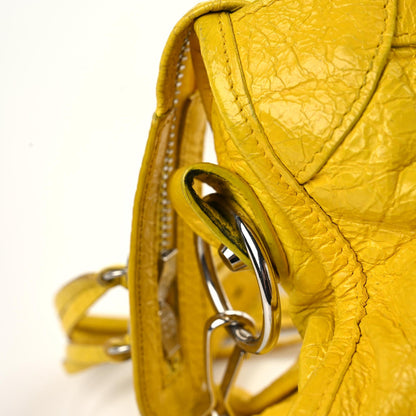 Balenciaga Agneau Classic Silver Hardware City S Jaune Soleil 18 of 31