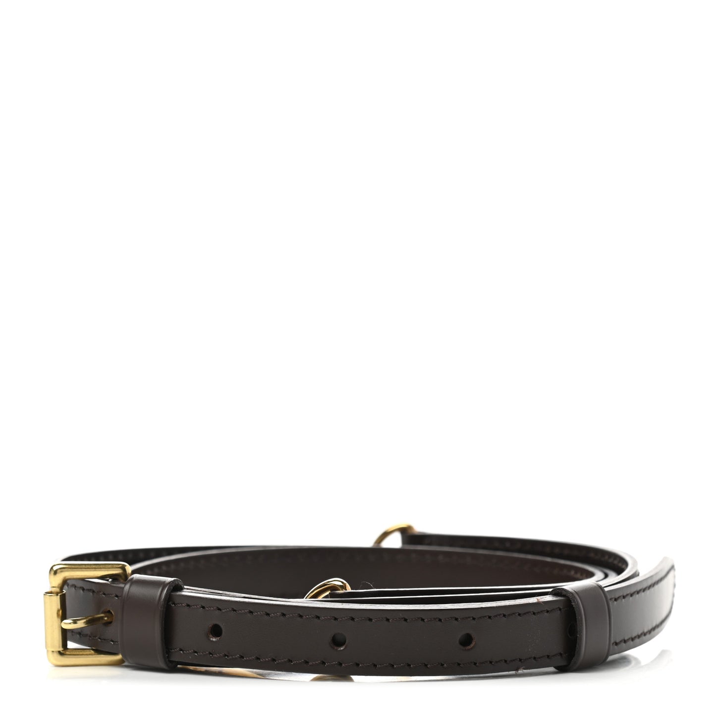 Calfskin Adjustable Speedy Bandouliere Shoulder Strap Brown