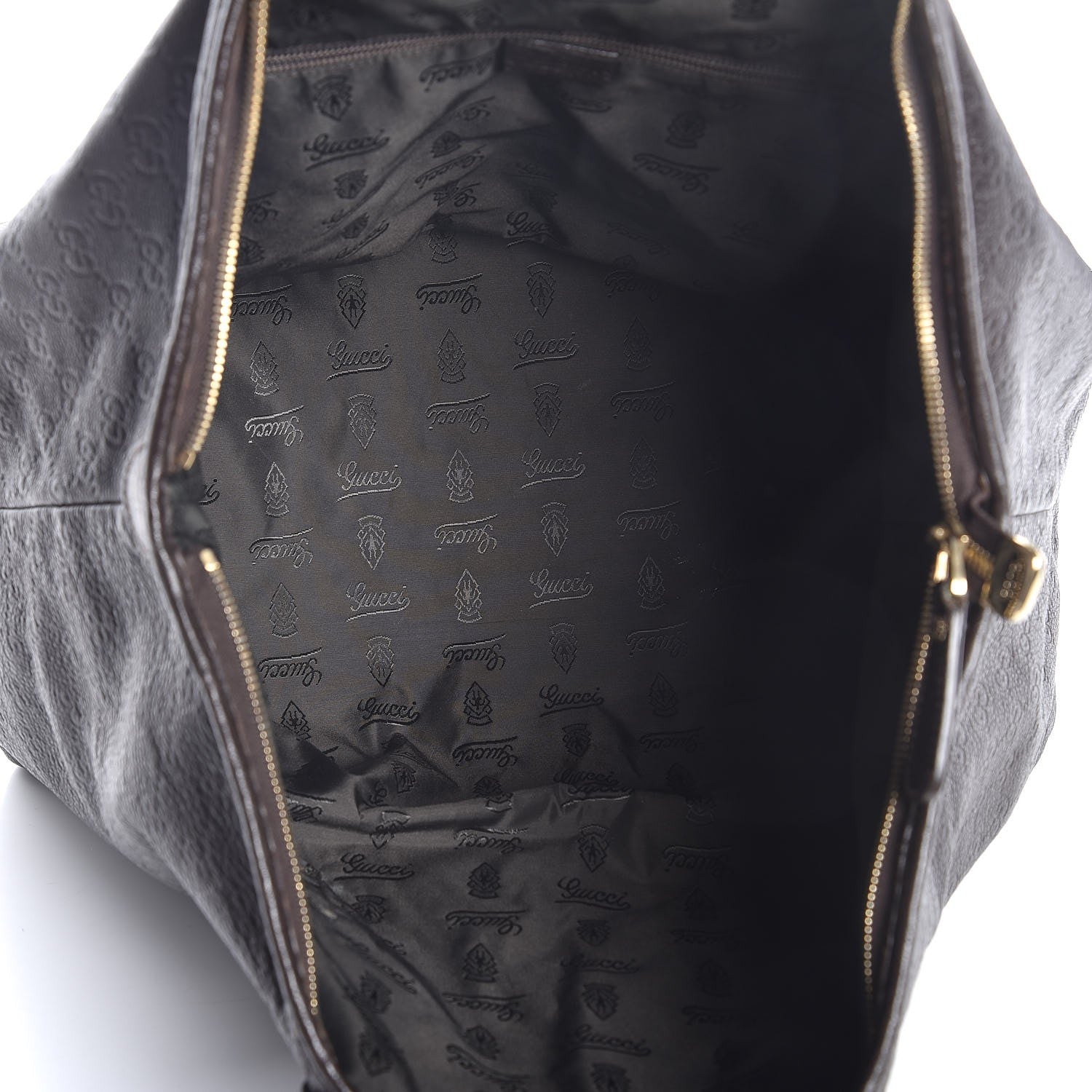 Gucci Guccissima Medium Joy Tote Bag Dark Brown 5 of 12