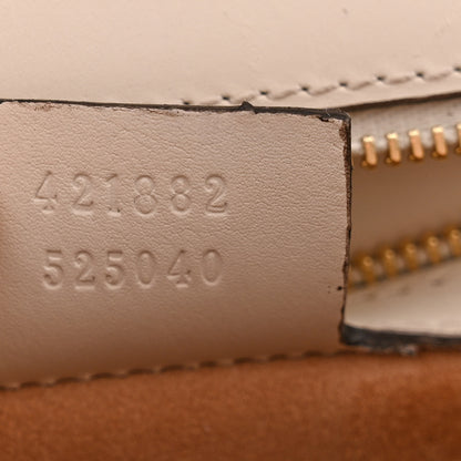 Gucci Calfskin Small Sylvie Shoulder Bag Off White 7 of 14