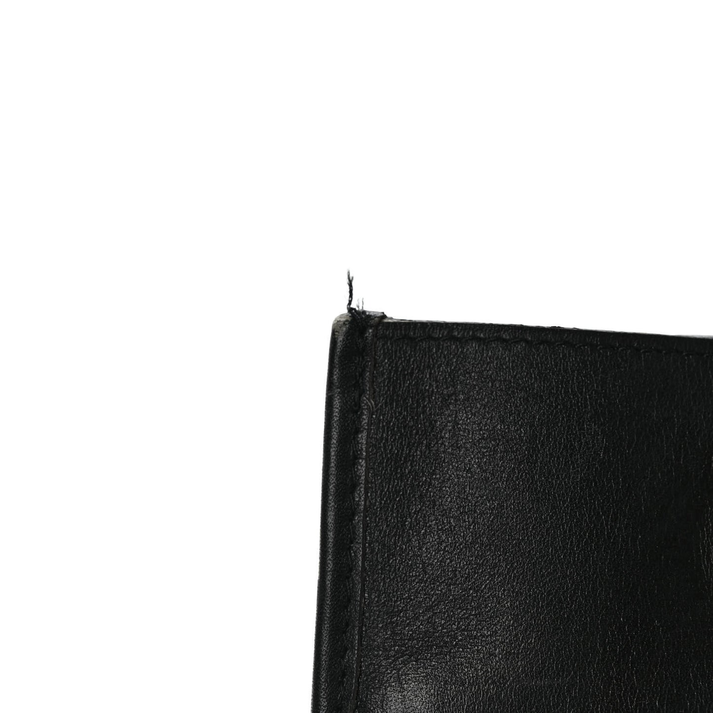 Lambskin Quilted Flat Tote Black