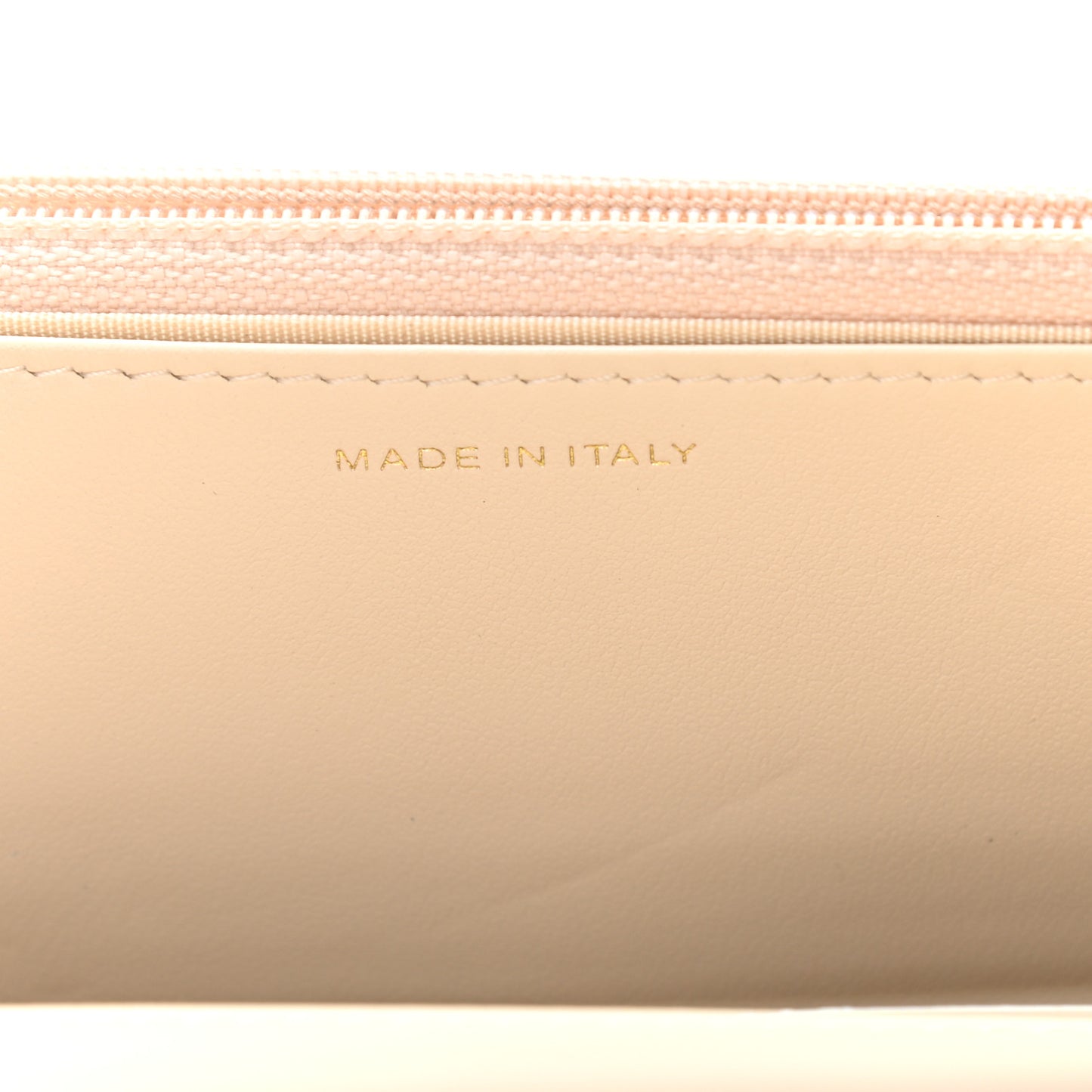 Goatskin Quilted Chanel 19 Wallet On Chain WOC Light Beige