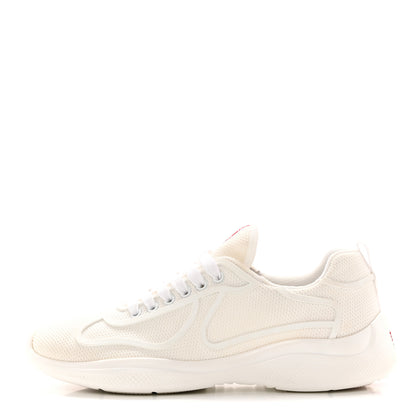 Prada Mesh Neoprene America's Sneakers 8 White 1 of 13