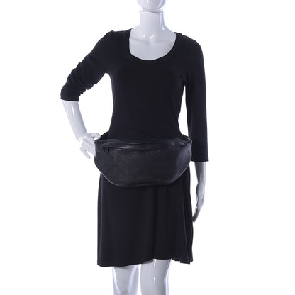 Louis Vuitton Calfskin Monogram Shadow Discovery Bumbag Black 2 of 10