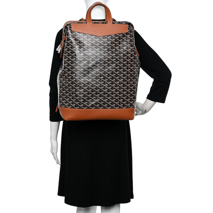 Goyard Goyardine Calfskin Cisalpin Backpack Black Gold 2 of 9