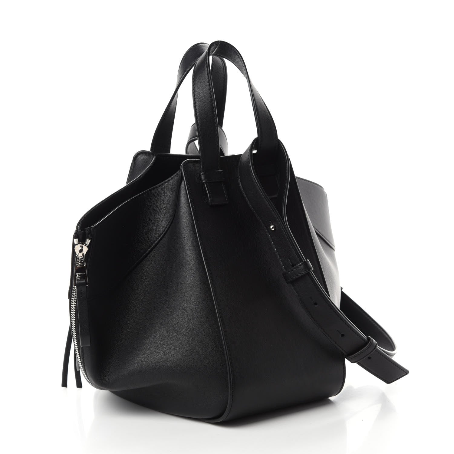 Loewe Calfskin Small Hammock Shoulder Bag Black 3 of 10
