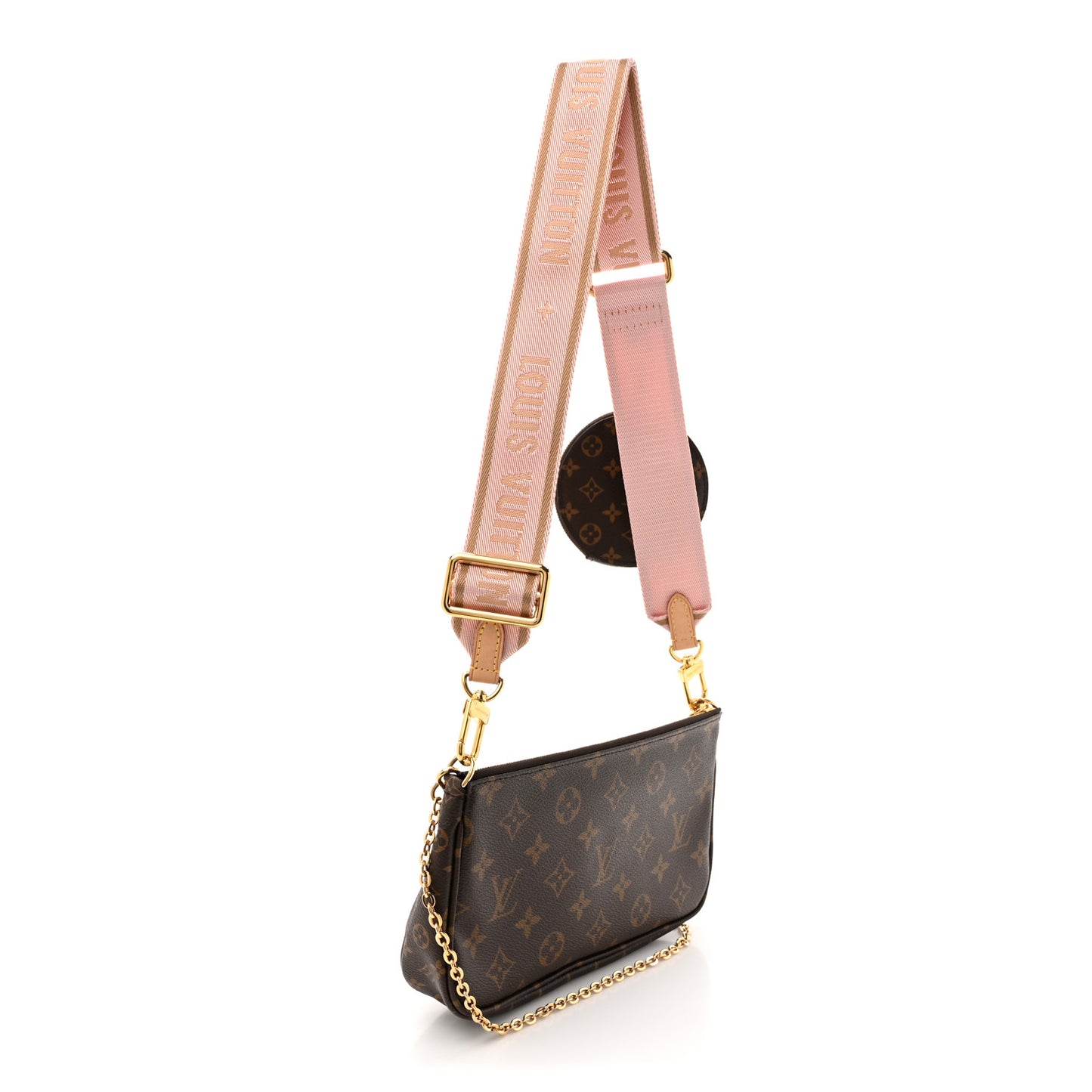 Monogram Multi Pochette Accessories Rose Clair