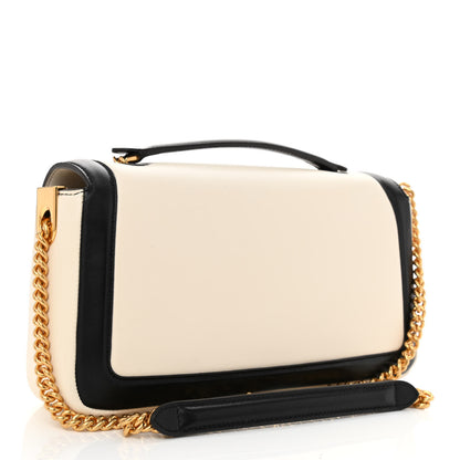 Fendi Nappa Apolo Bi-Color Chain Baguette Uovo Black 3 of 8