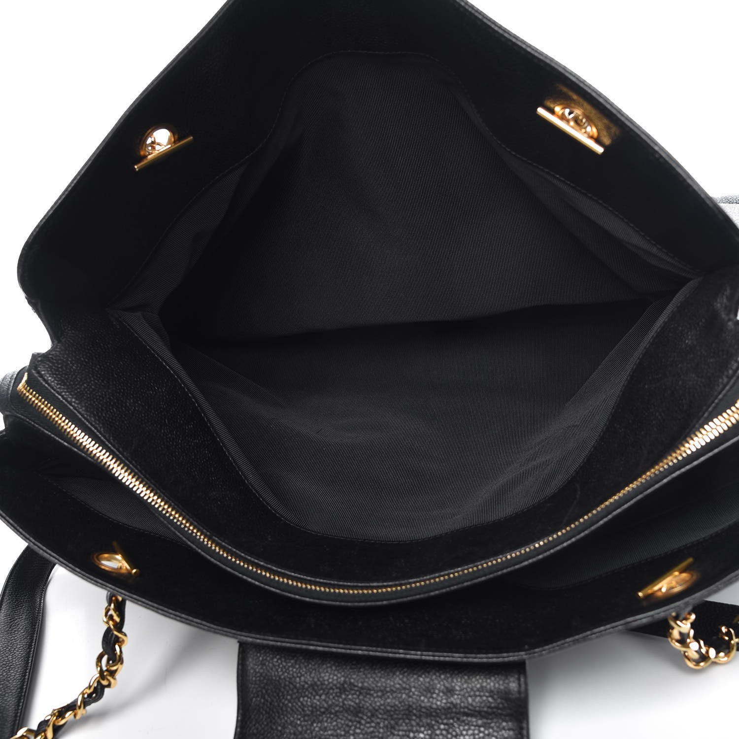 Chanel Caviar XL Weekender Bag Black 5 of 12