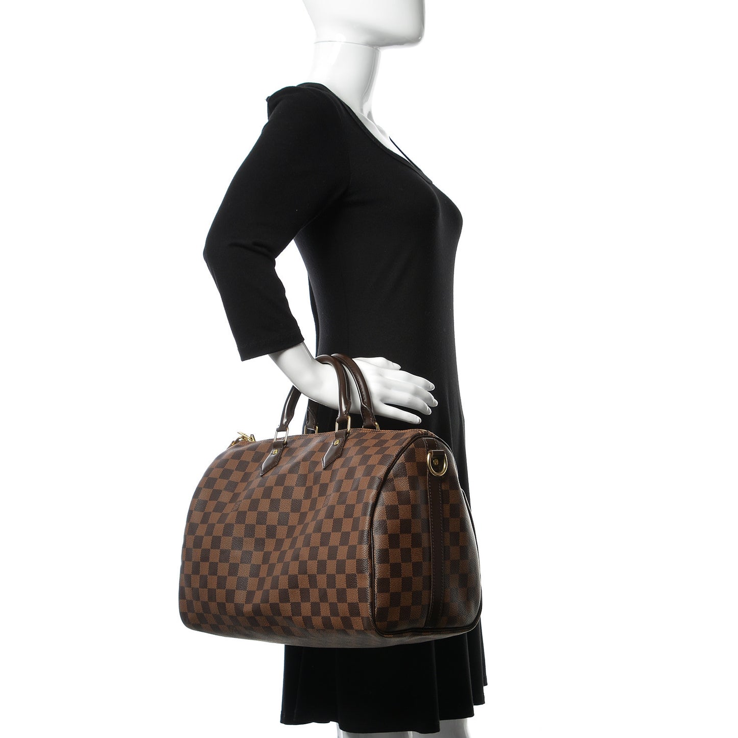 Damier Ebene Speedy Bandouliere 35