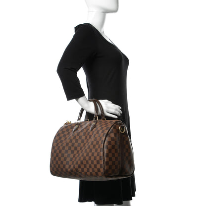 Louis Vuitton Damier Ebene Speedy Bandouliere 35 3 of 12