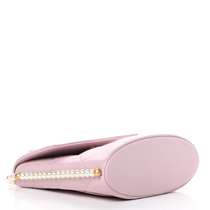 Chanel Calfskin Quilted Pearl Small About Pearls Hobo Bag Light Pink 4 of 11