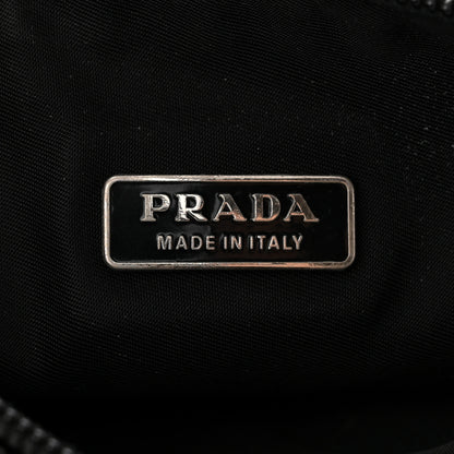 Prada Tessuto Nylon Pochette Bag Black 6 of 12