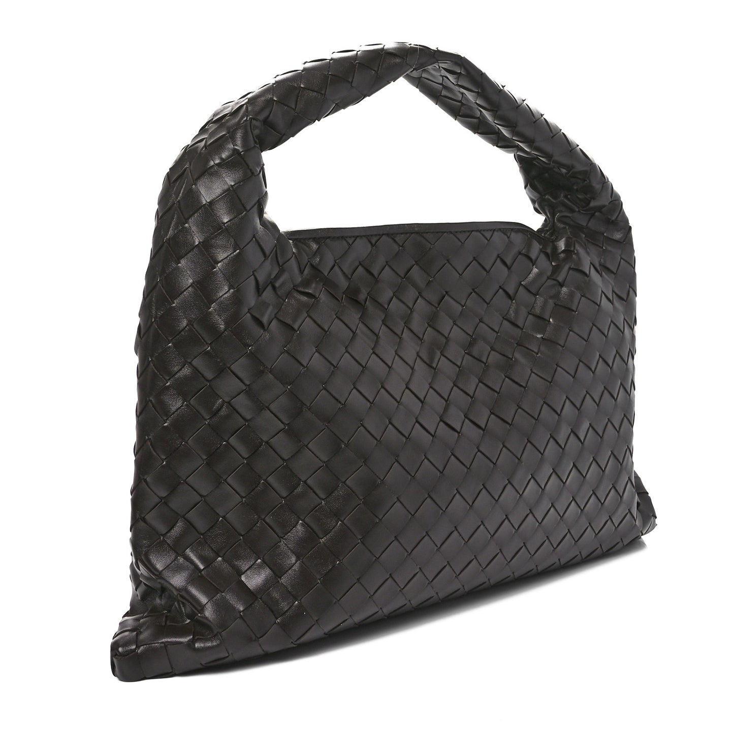 Calfskin Intrecciato Small Hop Fondant
