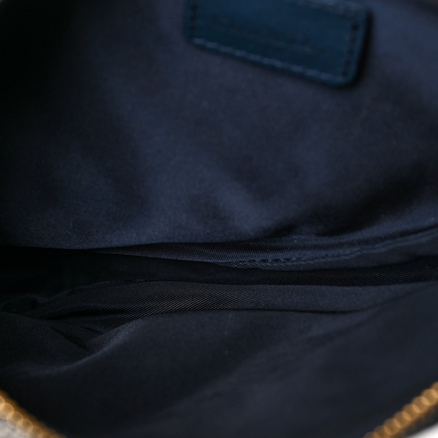 Christian Dior Monogram Mini Saddle Pochette Navy 5 of 8