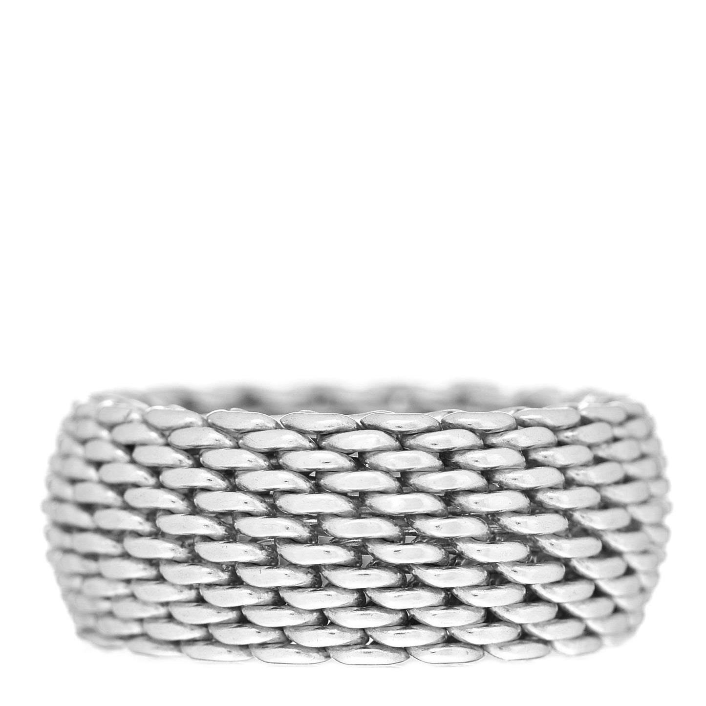 Sterling Silver Somerset Mesh Ring 52 6