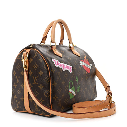 Louis Vuitton Monogram Patches Speedy Bandouliere 30 3 of 11