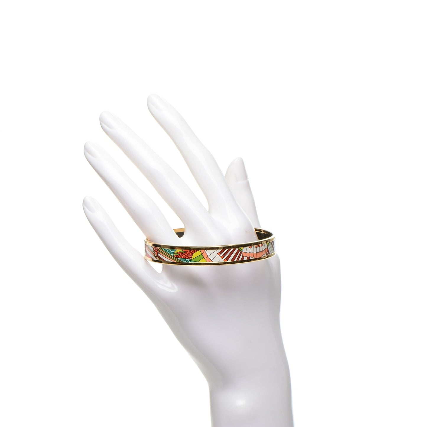 Enamel Printed Narrow Point D'Orgue Bracelet 70