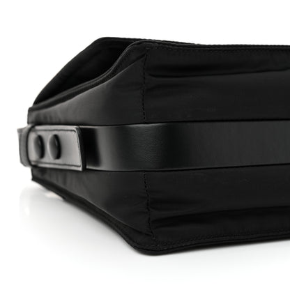 Prada Re-Nylon Vitello Padded Small Flap Shoulder Bag Black 9 of 10