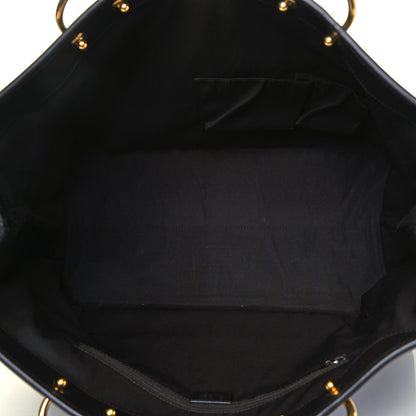 Gucci Monogram Denim Large Tote Brown 8 of 10