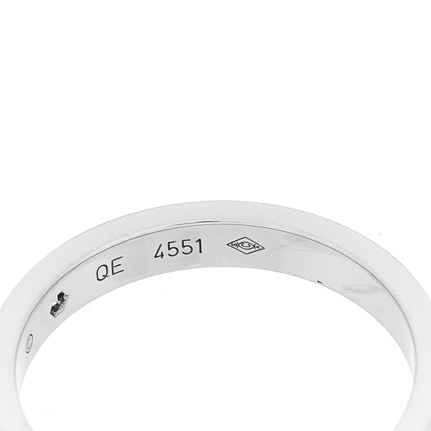 Platinum 2 Diamond 3mm C De Cartier Wedding Band Ring 54 7