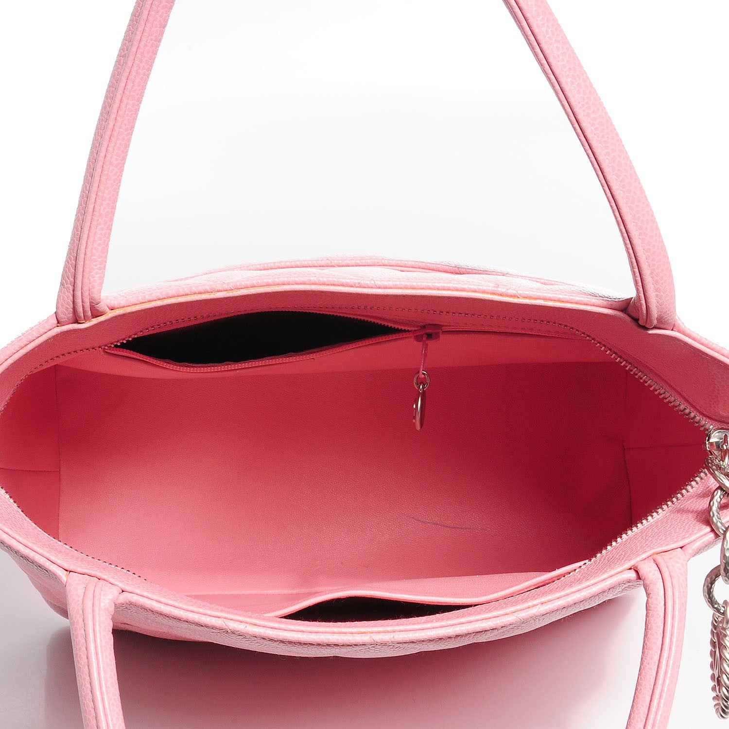 Chanel Caviar Medallion CC Tote Light Pink 6 of 8