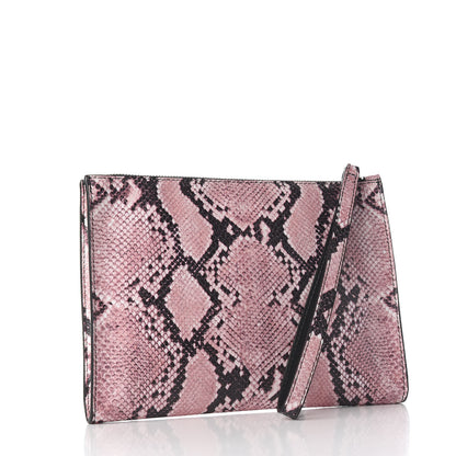 Stella McCartney Eco Python Logo Pouch Pink 4 of 18