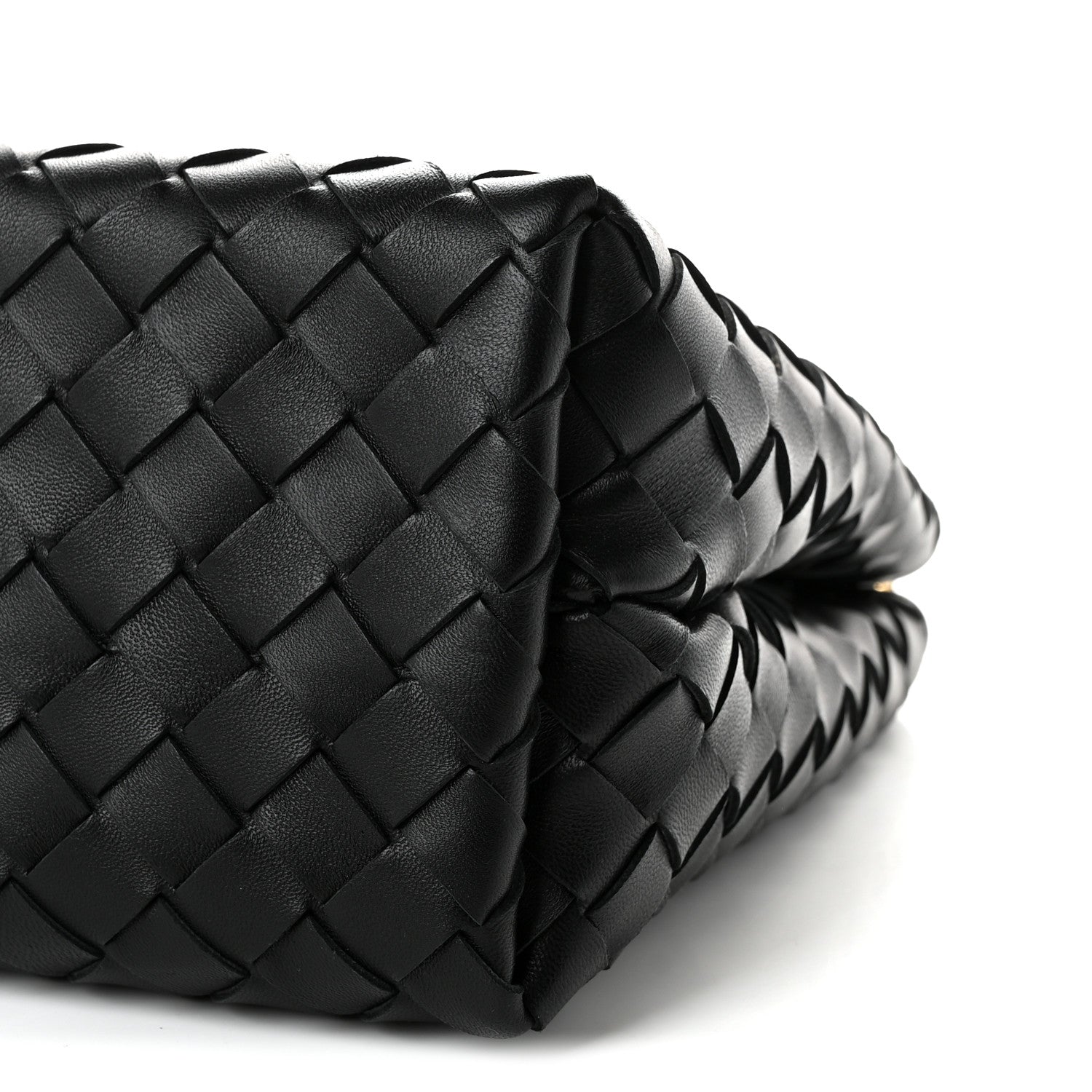 Bottega Veneta Nappa Intrecciato Small Andiamo With Chain Shoulder Bag Black 9 of 9