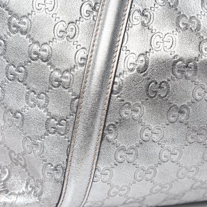 Gucci Guccissima Medium Britt Tote Silver 14 of 16