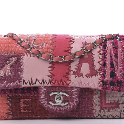Chanel Lambskin Tweed Patchwork Medium Single Flap Multicolor 10 of 11