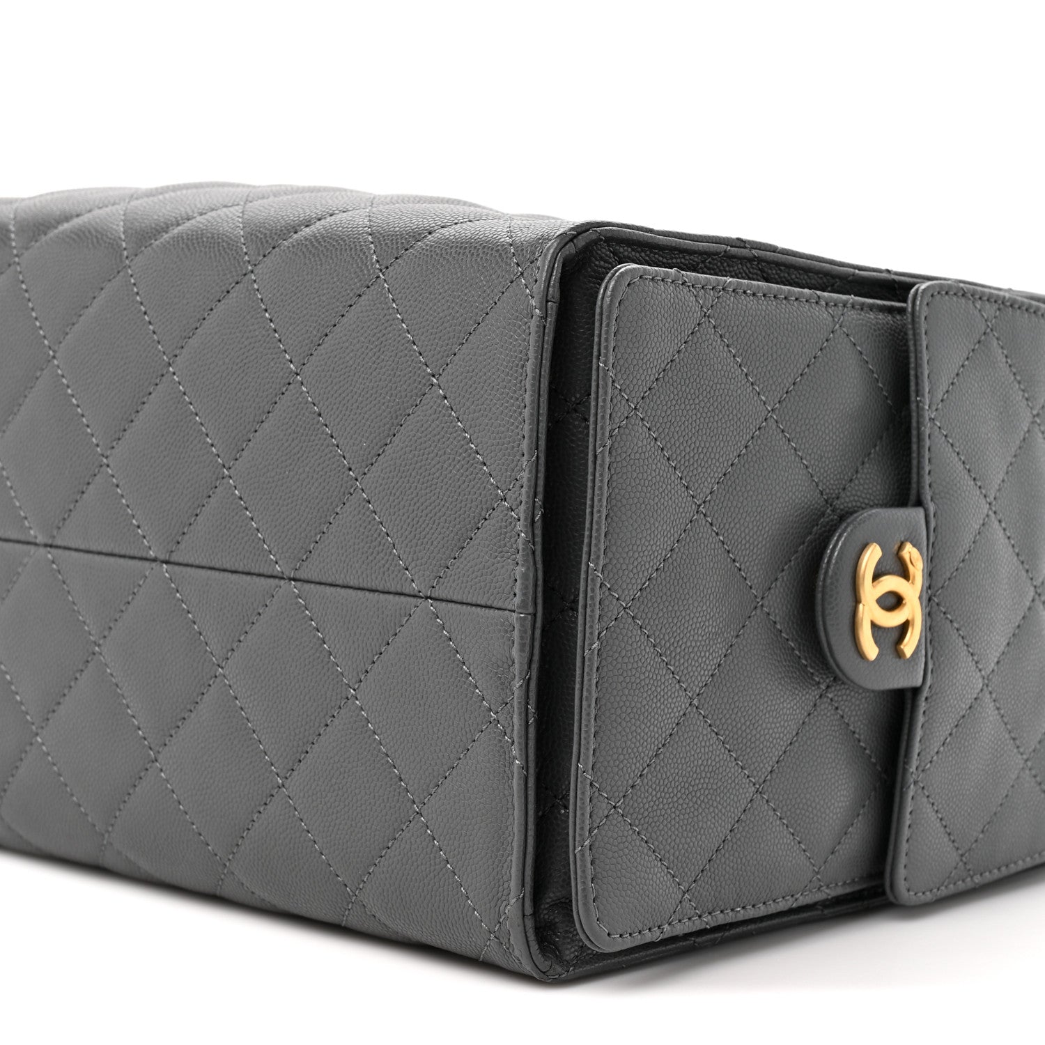 Chanel Caviar Quilted Medium Chanel 25 Handbag Dark Grey 9 of 12