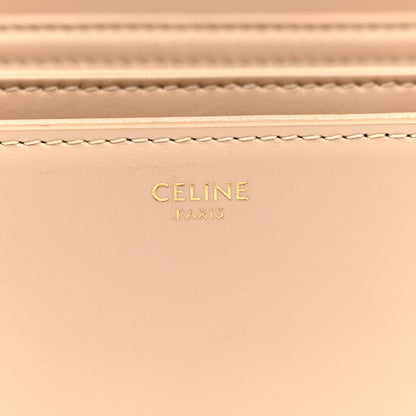 Celine Shiny Calfskin Medium Triomphe Nude 5 of 16