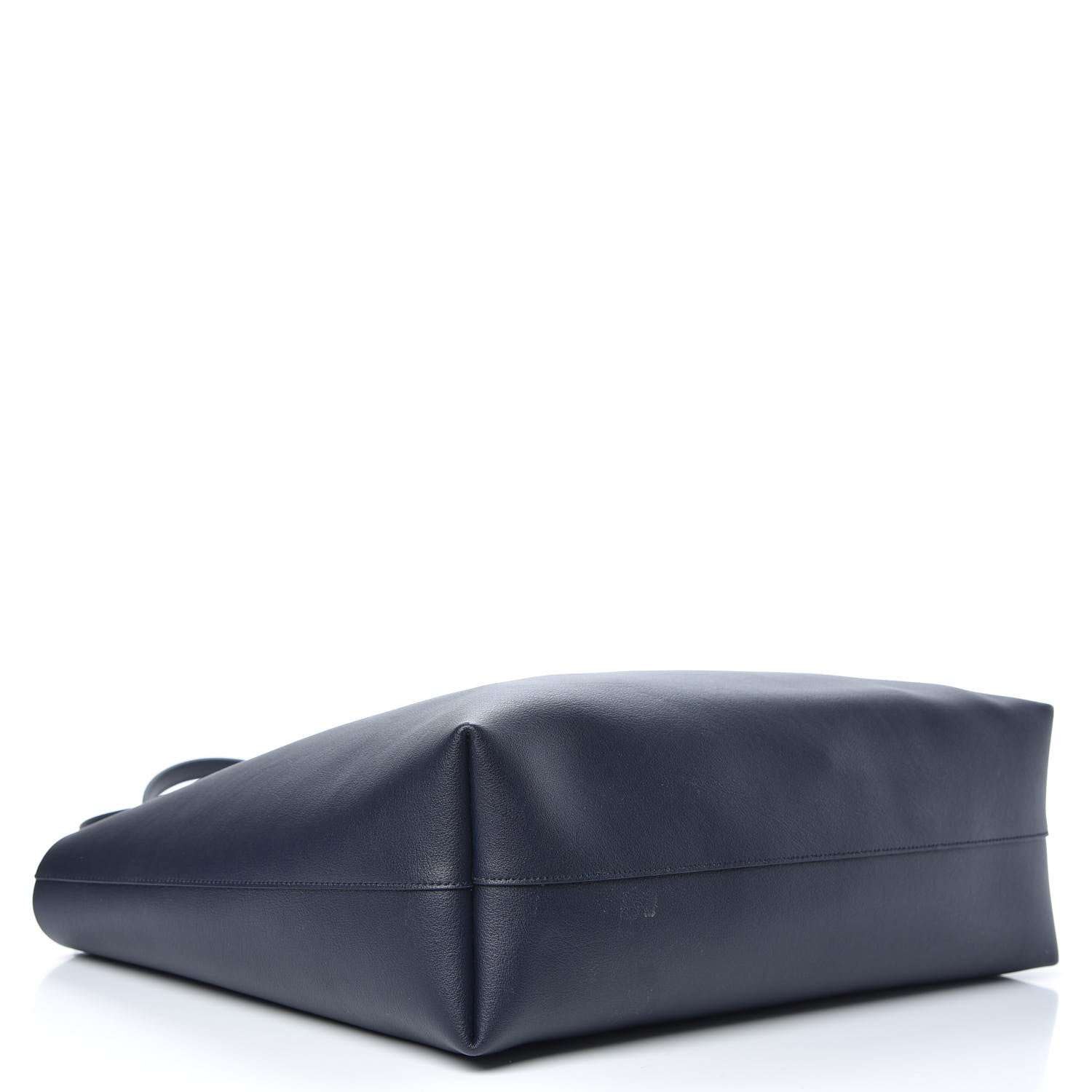Saint Laurent Calfskin Large Shopping Tote Navy 4 of 10