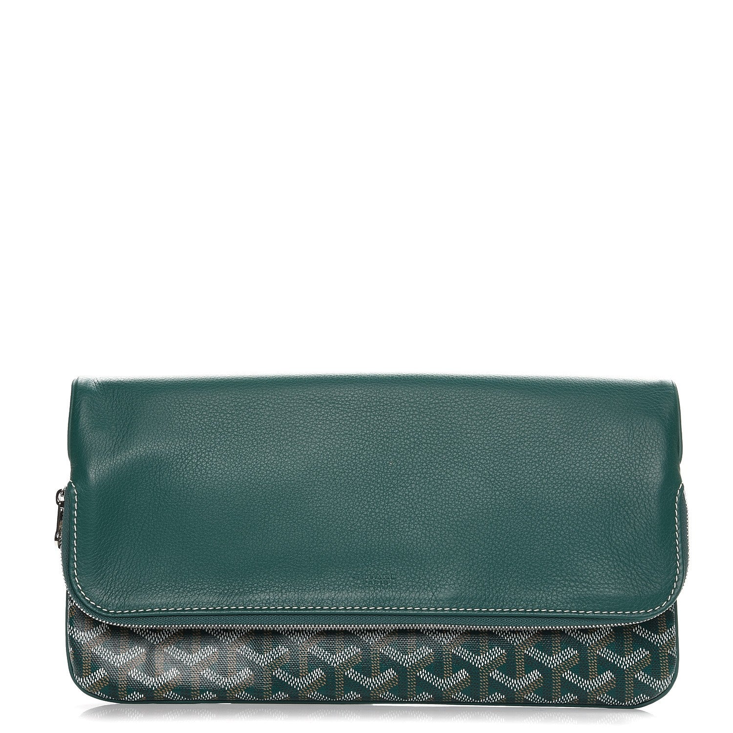 Goyard Goyardine Sainte Marie Soft Clutch Green 1 of 8