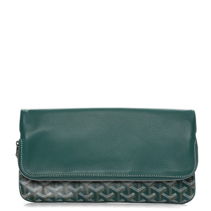Goyard Goyardine Sainte Marie Soft Clutch Green 1 of 8